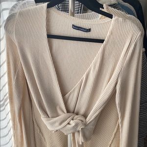 Abercrombie Wrap Front Long Sleeve
